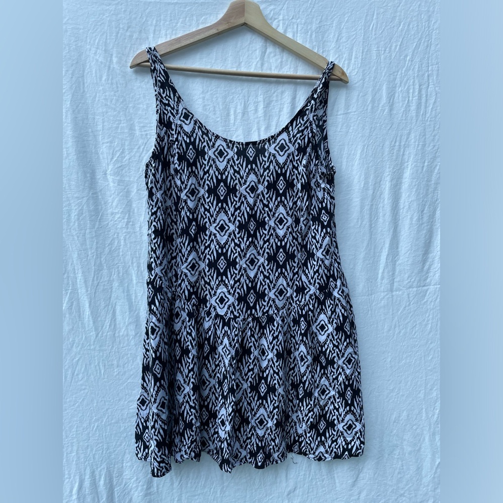 Black and White Tribal Print Sundress